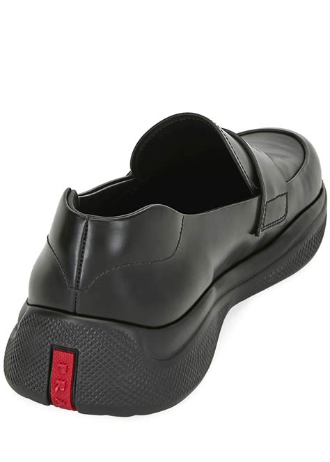 prada skate loafers|Men's Prada Designer Loafers .